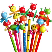 Новые ветряные мельницы животных куклы конструкции нетоксичные Свинец Бесплатные деревянные карандаши для школьников письма приз/HB/для рисования/