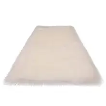 Белые Шерстяные прикроватные ковры для комнаты спальня имитация шерстяные коврики окно длинные волосы коврики гостиная окна коврики для детской