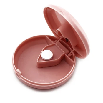 

Cute Pills Case Splitter Medicine Tablet Cutter Container Storage Box Cut Dose Box Storage Boxes