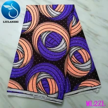 LIULANZHI африканская восковая ткань s настоящая вощеная ткань Анкара для платья дизайн принты восковая ткань 6 ярдов/партия ML2ZL34-ML2ZL64