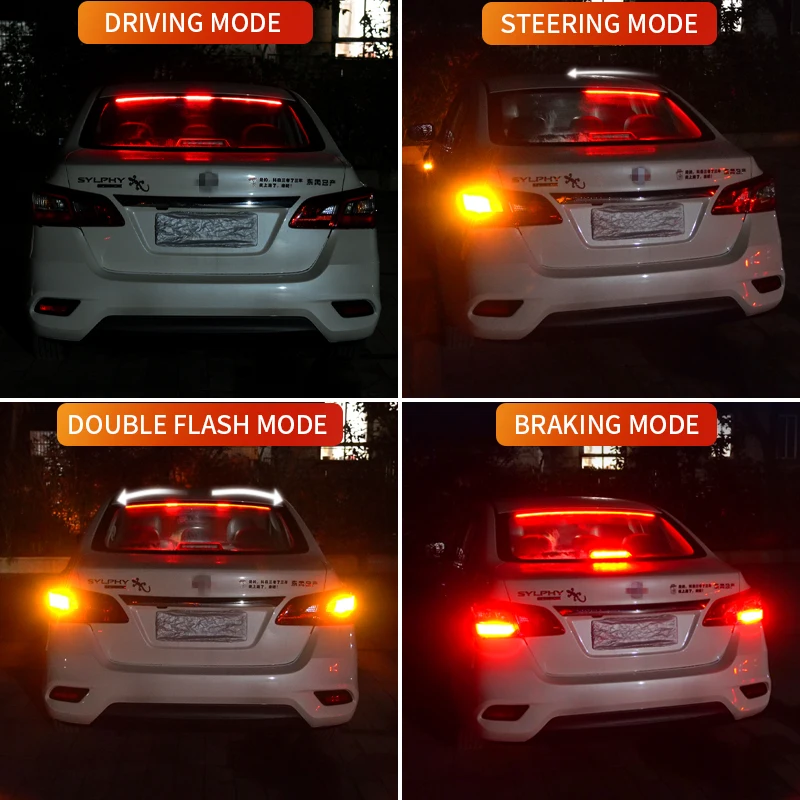 Acquista Striscia LED per auto Streamer dinamico per bagagliaio posteriore per  auto 10-30V Spia di retromarcia Indicatore di direzione del freno Lampada per  auto
