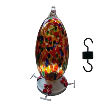 

Wild Drinking Outdoor Bird Feeder Bird Feeder Hanging for Garden Yard Decoration with 1PC Anti-ant hook 28X17X17cm