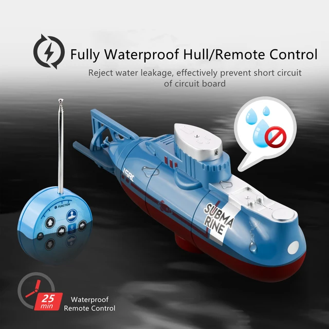 Simulation Micro Wireless Remote Control Submarine Hover In Water Water Separation Induction 25Mins Endurance Waterproof RC Toy 3