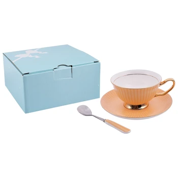 

Ceramic Bone China Coffee and Tea Cup Coffee Cup and Saucer Drink Cup Set