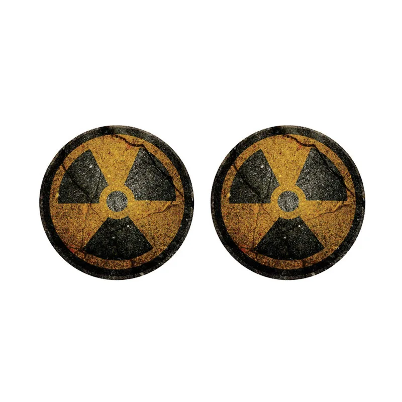 

Personality car sticker 8CM*8CM 2X Personality Sunscreen waterproof Vinyl Car Sticker The tail Of The Car Decal