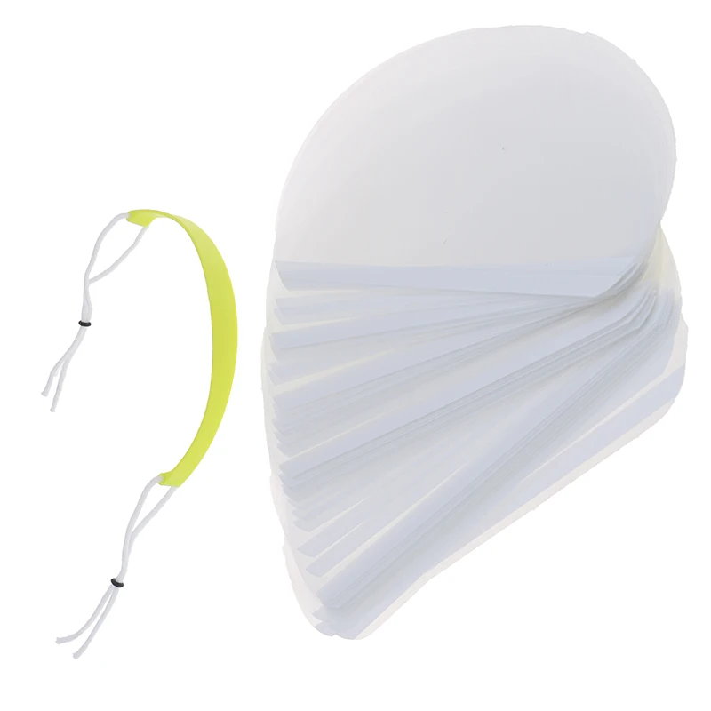 50 шт перегородка блок Eyeprotector покрытие для лица прозрачная маска для лица, защита для волос покрытие для лица профессиональные салонные инструменты для волос