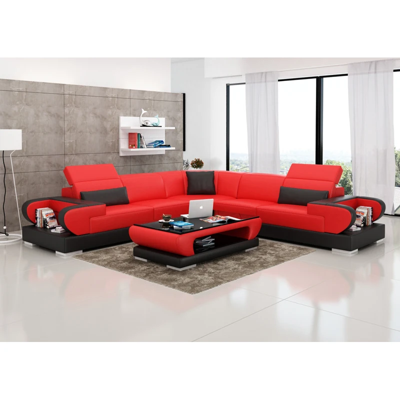 New Arrival Livingroom Latest Sofa Designs 2020,Top Bonded Leather sectional sofaLiving Room