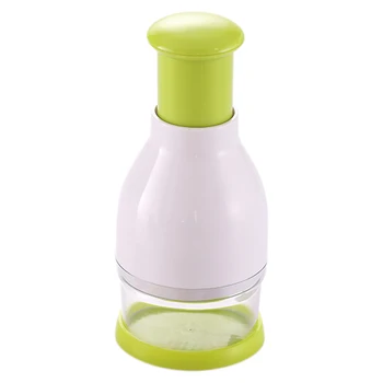 

BEAU-Manual Slap Press Chopper Dicer, Easy to Clean, Hand Food Chopper Mincer for Vegetables Onions Garlic Nuts Salads