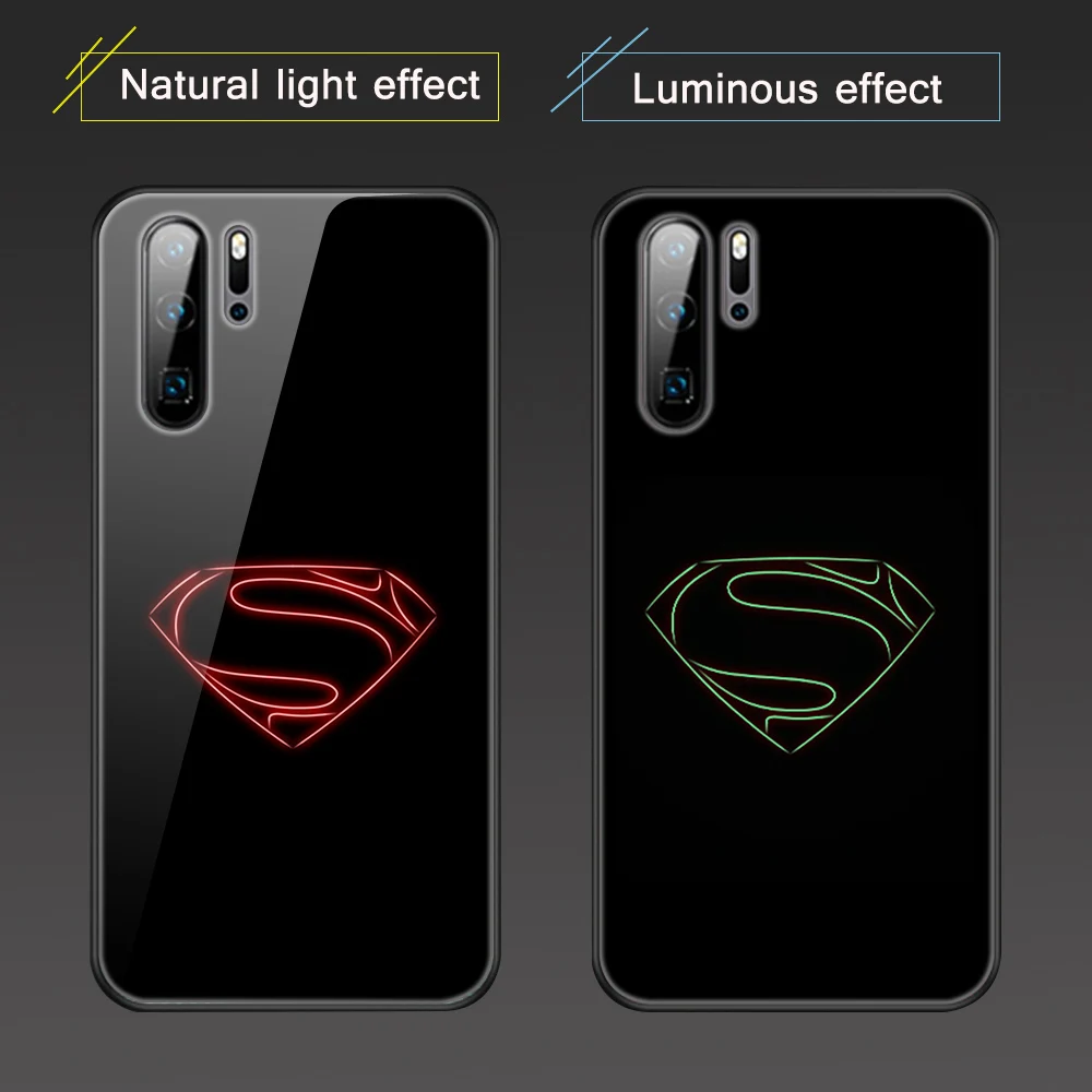 Светящиеся стеклянные Чехлы Venom для huawei P20 P30 P10 Pro P Smart Plus Lite Z для Honor 20 20i 10 10i 9 7A 9X Pro Lite