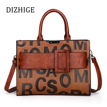 

New Design Letters Shoulder Bags for Women 2020 Leather Handbags Large Crossbody Bags Lady Briefcase Tote Bag Sac A Main Femme
