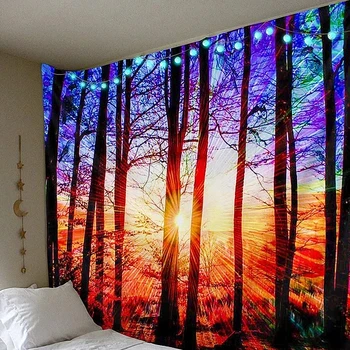 

3D Macrame Wall Tapestry Wall Hanging Wandkleed Grove Tapestry Wall Fabric Beach Cloth Psychedelic Tapestry
