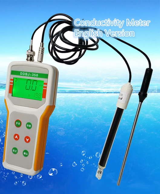 Monitor di conducibilità portatile conduttimetro Tester strumento di  conducibilità elettrica strumento trattamento della qualità dell'acqua -  AliExpress