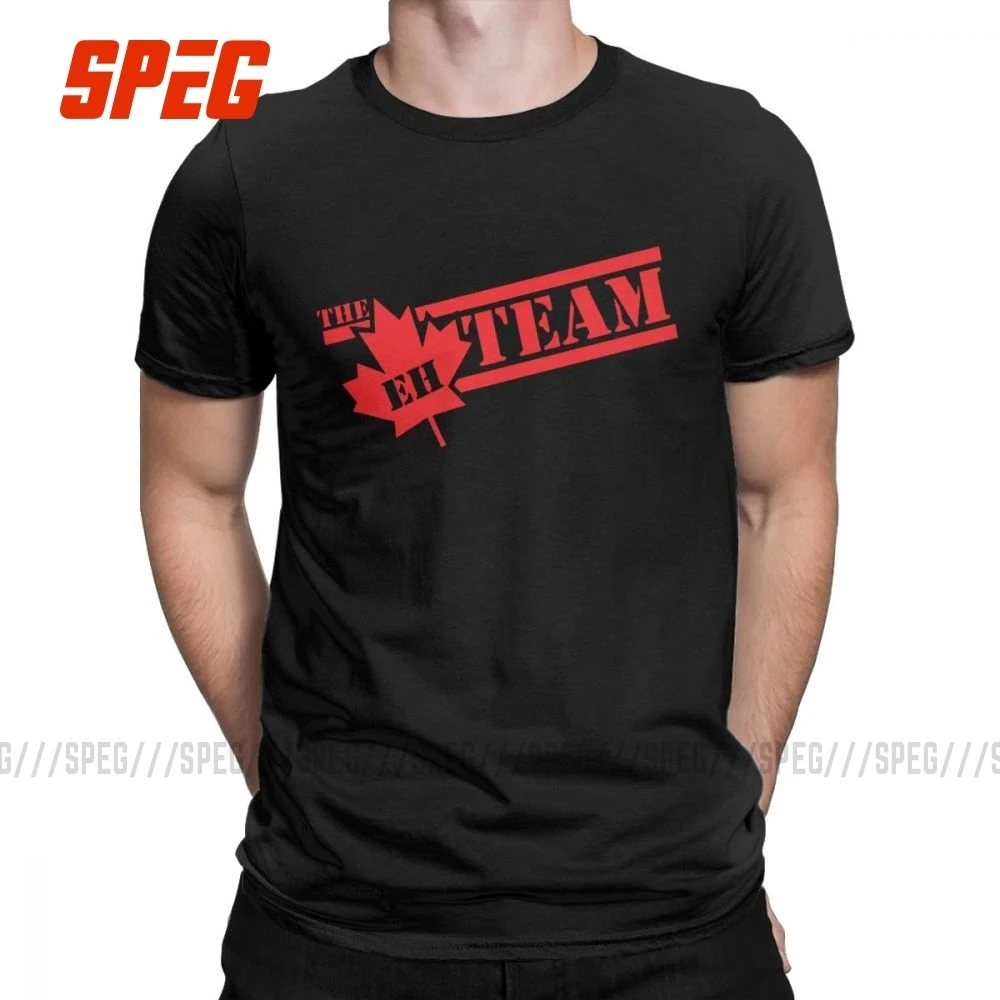 The Eh Team T-shirts For Men Canada Pride Canadian Maple Leaf Novelty Cotton Tee Shirt Crew Neck T 4xl 5xl 6xl Clothing |