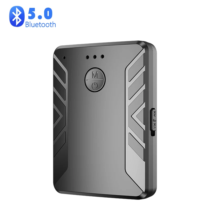 

Bluetooth 5.0 Receiver Transmitter Pair 2 Headphones Stereo Music TV PC Car Audio Wireless Adapter RCA 3.5mm Aux Jack with Mic