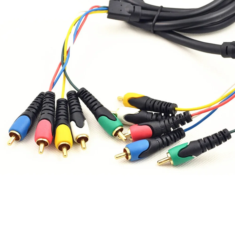 ERE 5-RCA Male to 5RCA Male RGB Ʈ   ̺, hdtv-ݵ RCA-RCA