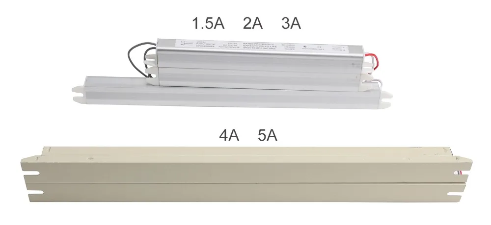 Светодиодный драйвер 12 В 1.5A 2A 3A 5A ультратонкий импульсный источник питания трансформатор освещения 18 Вт 24 Вт 36 Вт 48 Вт 60 Вт для светодиодной ленты световой короб