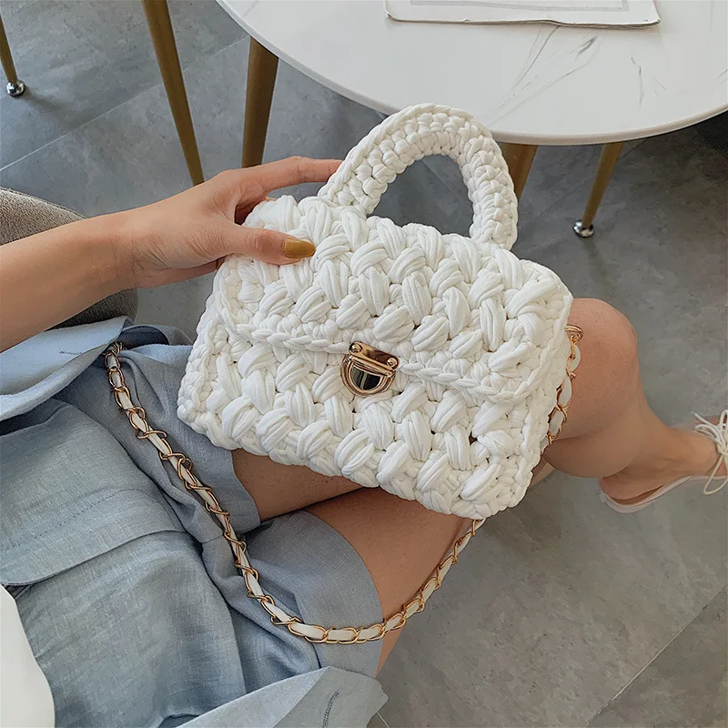 

Hyuna Celebrity Style Bag Weaving WOMEN'S Bag New Style 2020 Shoulder Bag Summer Hipster Versitile Fashion Handbag