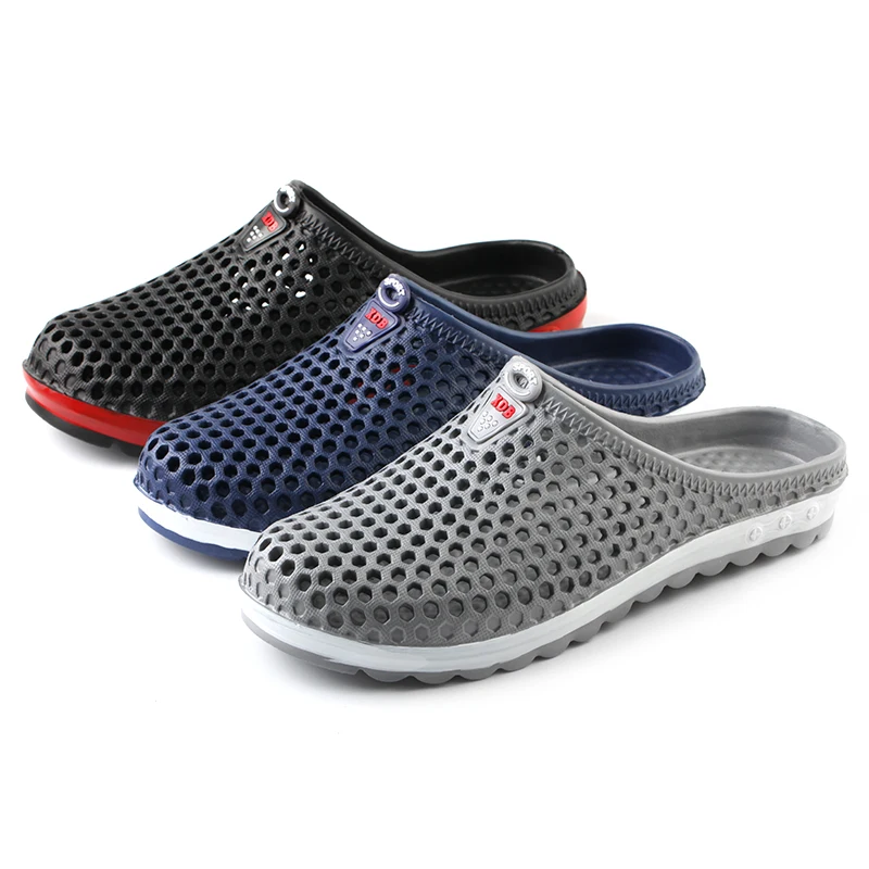 Men Slippers 2021 Summer Clogs Unisex Beach Slipper Lightweight EVA Couple Flip Flops Quick Dry Garden Shoes Lovers Pool Sandals