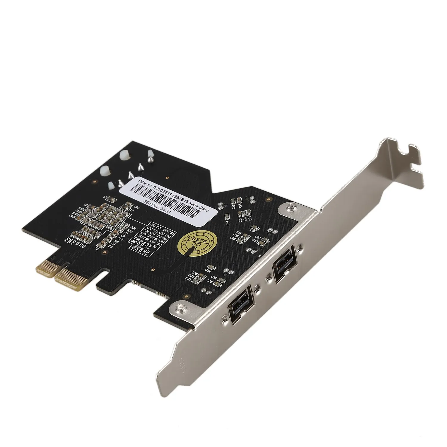 Плата контроллера PCI-Express IEEE 1394b FireWire с 3 портами(2 внешних+ 1 внутренний