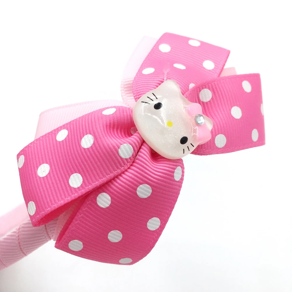 5 штук в упаковке, шт./компл. рисунок «Hello Kitty» Детская повязка для волос для девочек трос клип Головные уборы праздничные подарки на день рождения, комплект