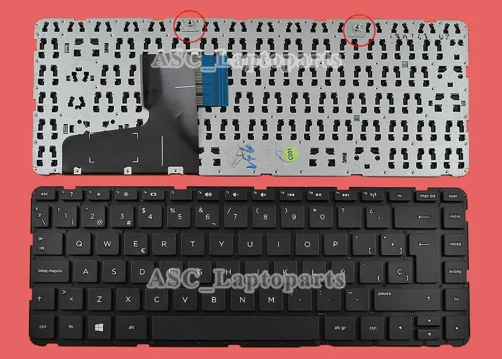 New Spanish Teclado Keyboard For Hp 240 G3 245 G3 246 G3 Laptop Black Without Frame For Win8 Aliexpress Computer Office