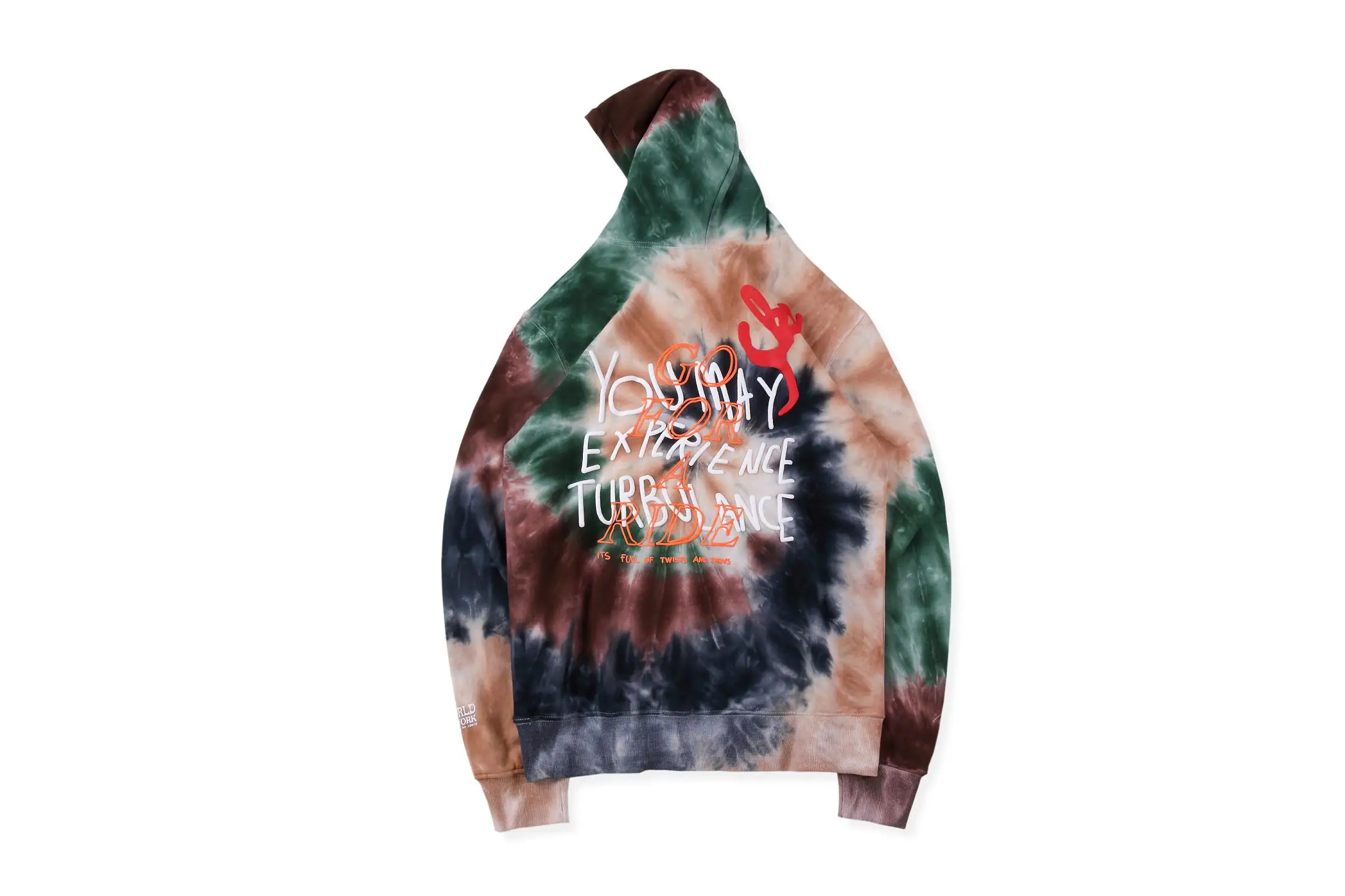 19SS astroworld hoodies TRAVIS SCOTT tie-dye Hip Hop pullover High Quality Travis Scott astroworld Sweatshirts Men women