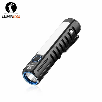 

LUMINTOP E05C micro USB rechargeable 14500 flashlight XPL HI main LED Nichia side light Practical EDC magnetic tail cap torch