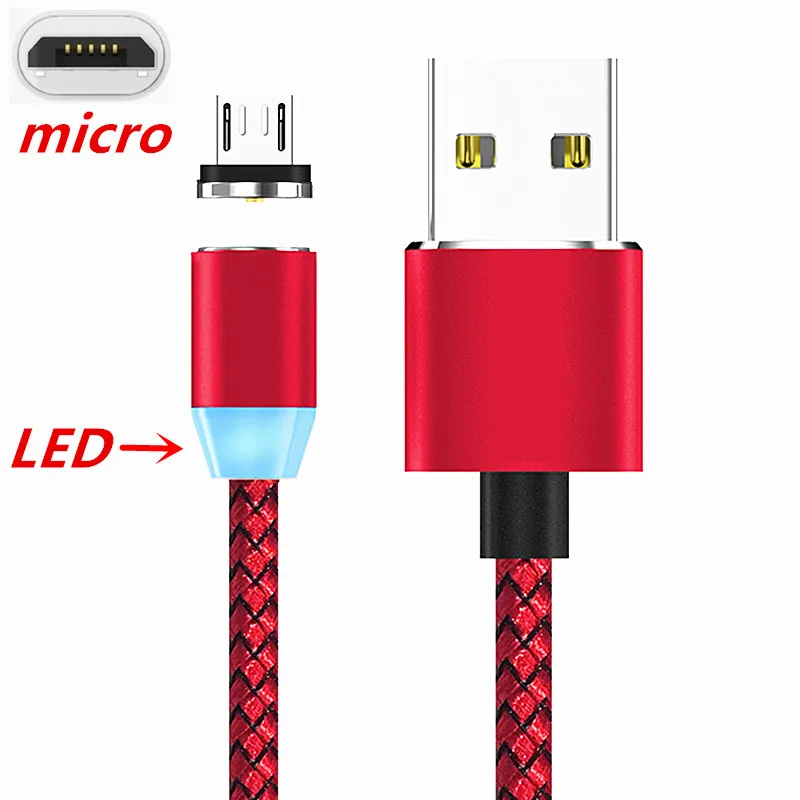 

Magnetic V8 Micro USB Cable Microusb Charger For Samsung S4 S7 edge J4 J7 For Lenovo K6 K8 Vibe A P1 Honor 7a 8a 7x 8x Android