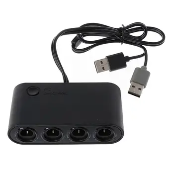 

3 In 1 4 Ports GC Handle to Wiiu/PC/Switch Converter Adapter for PC Game GameCube GC Controllers Accessories