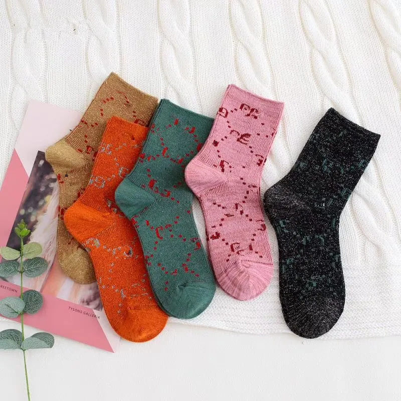 Новые популярные женские чулки с логотипом|Носки| |