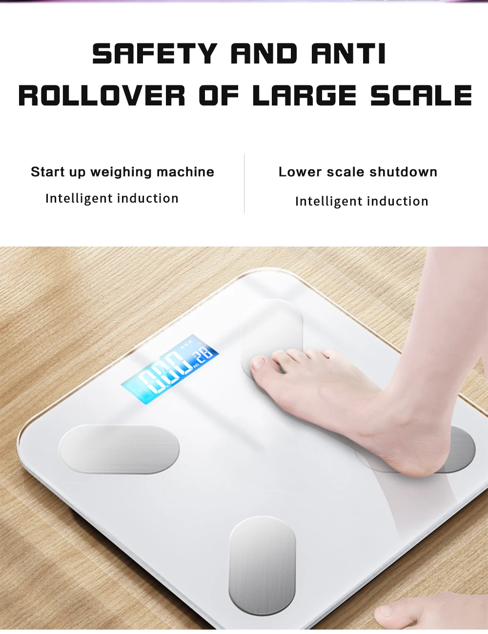 Generic Smart Weight Scale Bathroom BMI Analyzer Body Fat Scale Jumia