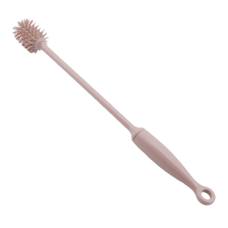 3 Colors Baby Bottle Brushes Cleaning Cup Brush For Nipple Spout Tube Kids Feeding Cleaning Brush Nipple Brush Coffe Tea