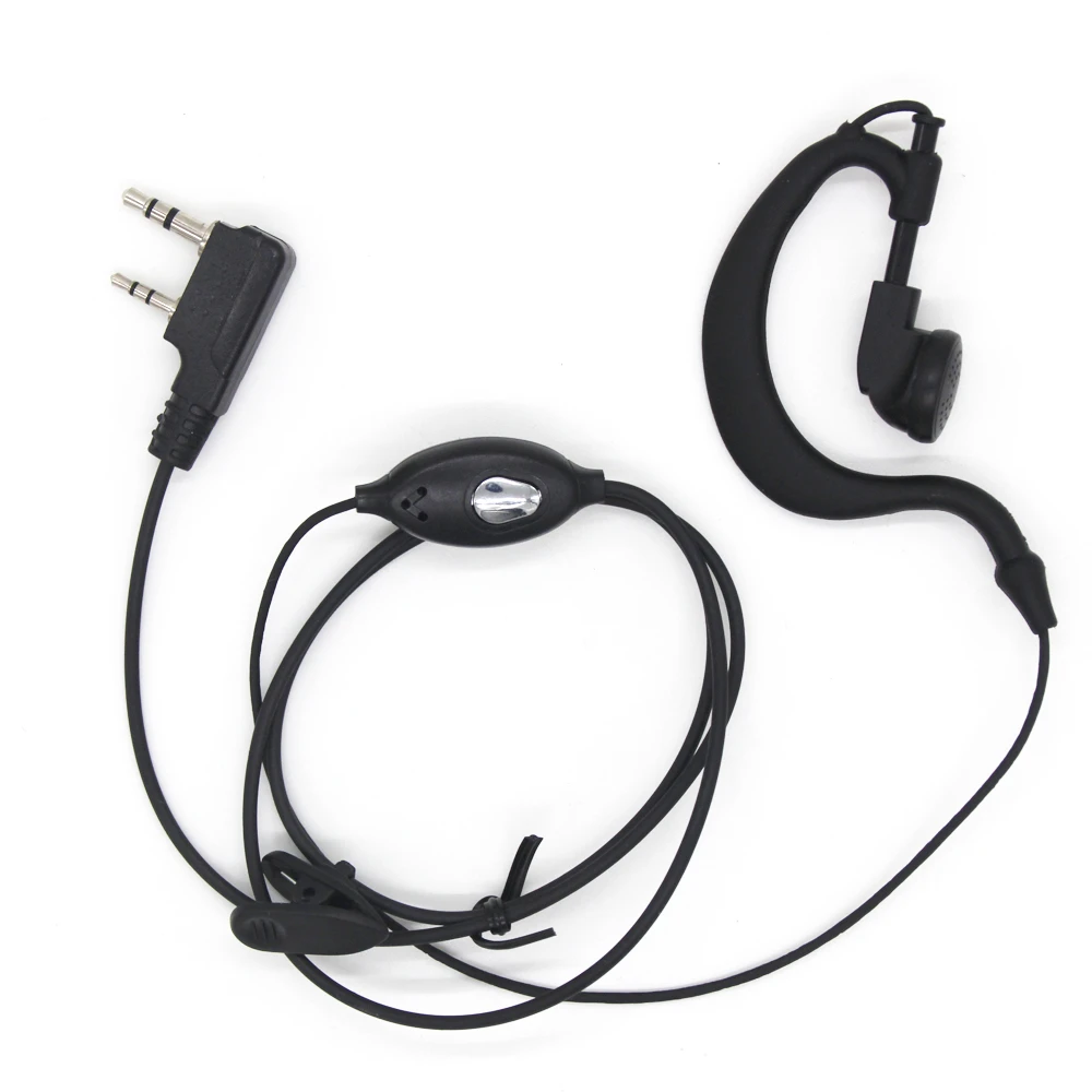 

5pcs Ptt Mic headphone Walkie Talkie Earpiece baofeng headset for UV-5R UV-5RE UV-6R BF-888S ksun Kenwood CB Two Way Radio parts