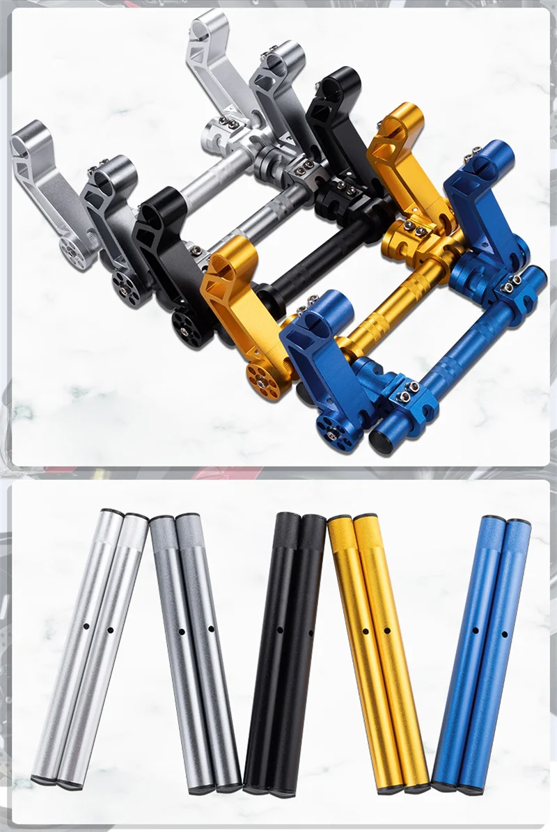 Motorcycle CNC Adjustable Steering Handlebar 7/8