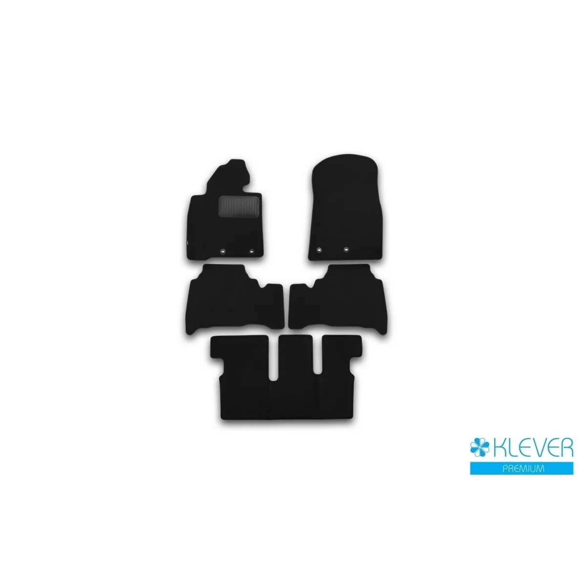 Коврики в салон klever premium toyota land cruiser 200, 7 мест, акпп