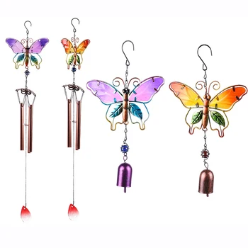 

Fashion Wind Chimes Outdoor Garden Porch Balcony Home Decoration Wind Bells Ornament Beautiful Butterfly Windchimes Room Decor