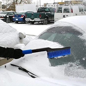 

Snow Ice Brush Extendable with Foam Grip Length Adjustable for Car SUV