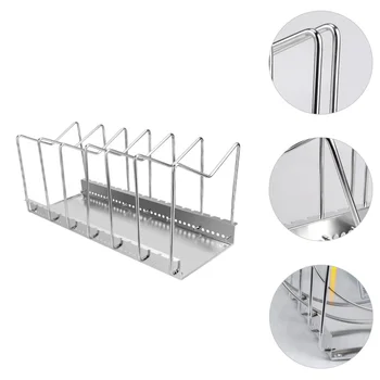 

1Pc Multifunction Tableware Storage Holder Kitchen Pot Cutting Board Rack
