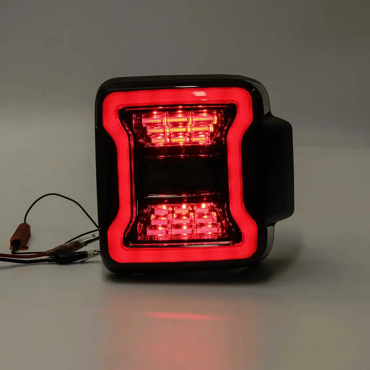 NEW 2Pcs New Car Light Assembly LED Tail Lights Smoke PMMA Lens ABS Housing Fit For Jeep for Wrangler JL