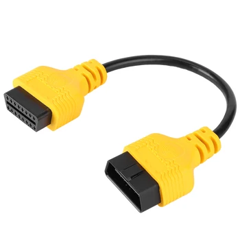 

11.8in Car OBD2 Extension Cable 16Pin Male to Female Extend Cord Connector Diagnostic Adapter Tools