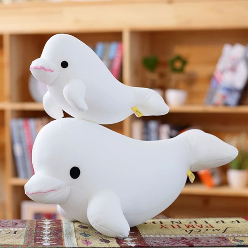 

30/40CM Dolphin Doll Plush toy Environmental Foam Particle Stuffed Toys Comfortable soft Animal Doll Stuffed Toy Children's Gift