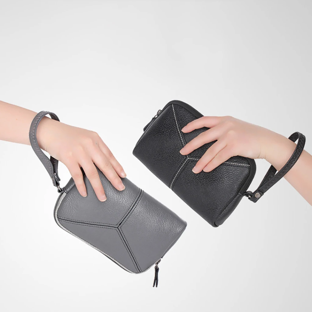 New Vintage Women Wallet With Zipper Coin Pocket Female High Capacity Purse Leather Brand Retro Ladies Long Card Clutch 817