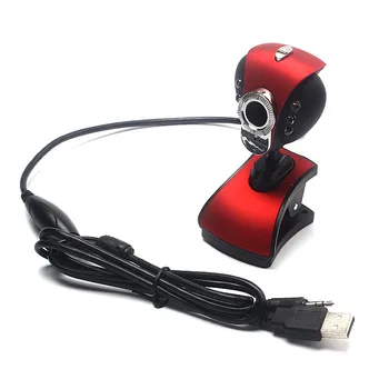 

High Quality USB 2.0 HD Webcam Camera Web Cam With Microphone Mic LED For PC Laptop