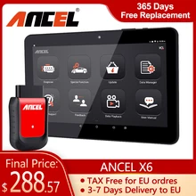 

ANCEL X6 OBD2 Scanner Wireless Full System Code Reader Lifetime Free Update Oil EPB DPF Reset Professional Automotive Scanner