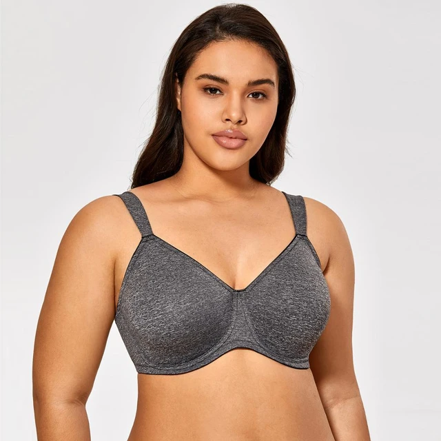 Women's Seamless Non-padded Minimizer Bra Full Coverage Smooth