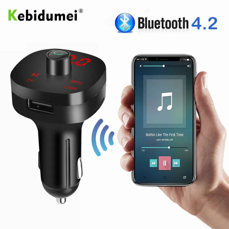 Цифровой FM трансмиттер Автомобильный MP3 плеер беспроводной стерео аудио