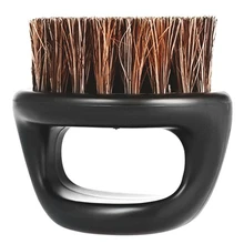 1 шт. кольцо дизайн Конская щетина для мужчин щетка для бритья пластиковая портативная Парикмахерская щетка для бороды эргономичный дизайн кабана Щетина Щетка для бороды