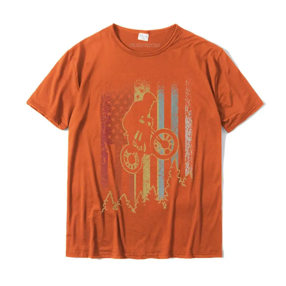 Casual Tops Tees Fitted O Neck Custom Short Sleeve Cotton Men T-shirts Design Tees Wholesale Vintage Mountain Bike Retro Biking T-Shirt__MZ15632 orange