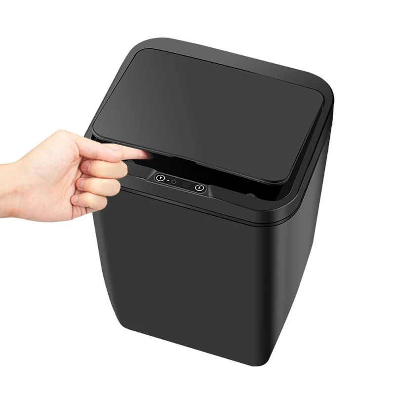 

Waste Bin User Manual Automatic Battery Type Household Supply Dustbins Removable 12L Swing Lid 0.3 Second Open Cover