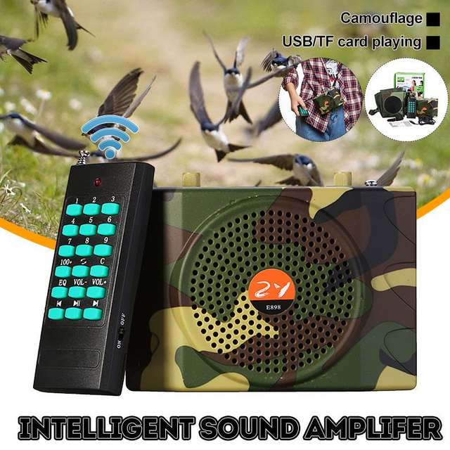 38W Hunting Decoy Amplifier Remote Control Electronic Bird Caller